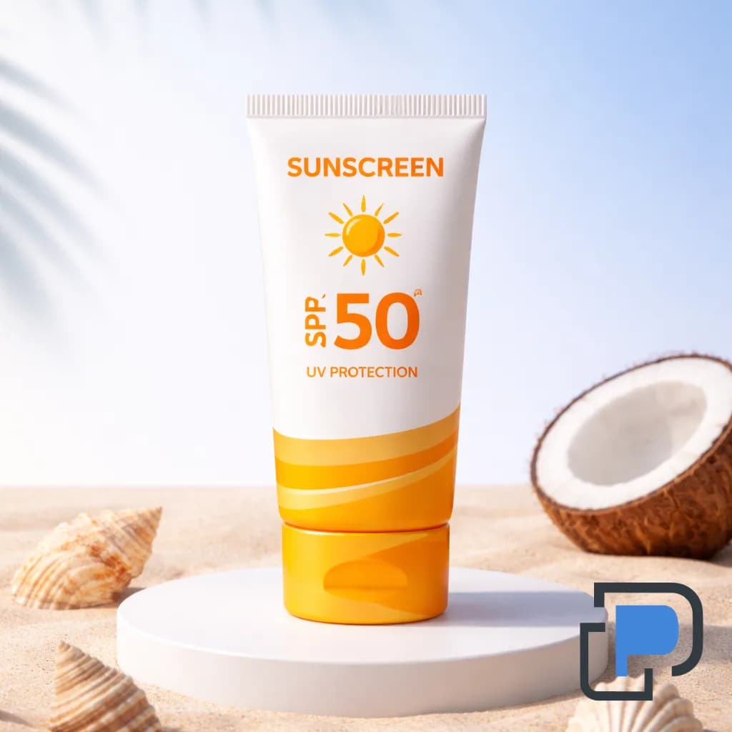 Sonnencreme Produktbild für Export-Beispiel 1