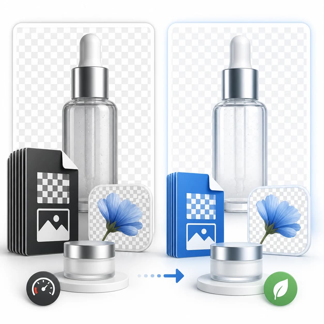 PNG mit Transparenz vor der WebP-Optimierung